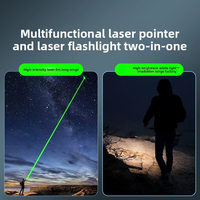 Pena Laser Genggam Portabel yang Dapat Diisi Ulang dengan Indikator Daya Digital dan Pengisian Daya Tipe C untuk Presentasi Pengajaran Kantor dan Senter
