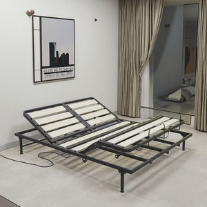 Healthtec all'ingrosso <span class=keywords><strong>letto</strong></span> regolabile doppio <span class=keywords><strong>letto</strong></span> pieghevole telaio in legno doghe <span class=keywords><strong>Base</strong></span> Zero gravità Wireless telecomando - Product Image 1