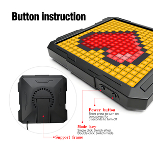 Pantalla LED de espectro musical a color, éxito de ventas, 16*24 RGB, sensor de ritmo, pantalla de píxeles Bluetooth controlada por sonido electrónico - Product Image 5
