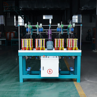 Machine à tresser les cordes de badminton YunBian KBL-8-8-110 à 8 broches, entraînée par engrenages, 1000W