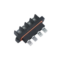 Connecteur de montage flottant JDZ-04 à connexion 4P de longueur personnalisée, haute intensité 35KW, bornes combinées pour signal et alimentation