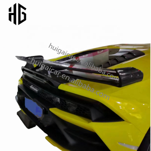 Alerón de coche de alta calidad estilo <span class=keywords><strong>Svj</strong></span> alerón trasero de fibra de carbono para <span class=keywords><strong>Lamborghini</strong></span> <span class=keywords><strong>Huracan</strong></span> LP610 LP580 piezas de alerón de maletero - Product Image 1