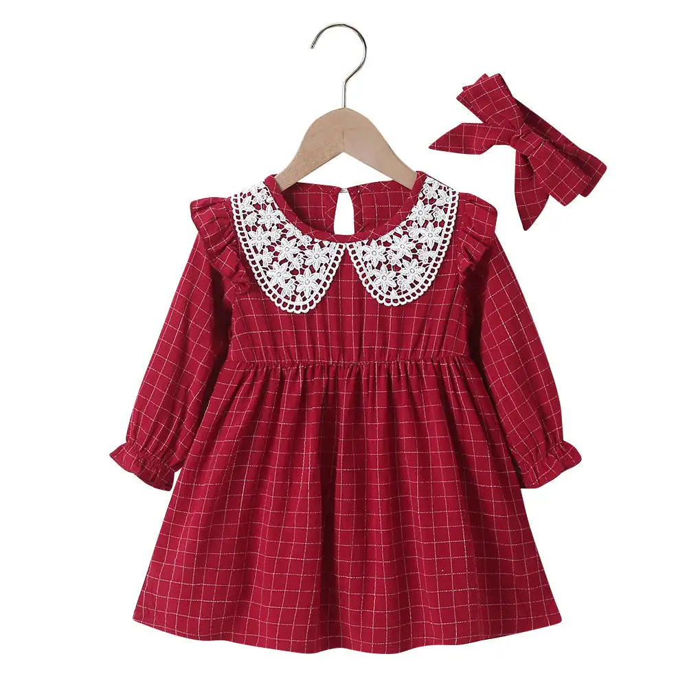 女の子の秋の洗える1-3歳のページェントの女の子のドレスのためのベストセラーのドレスの女の子のパーティードレス