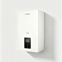 Chaudière murale à gaz 20KW compacte et intelligente avec WIFI, faibles émissions de NOx, silencieuse, eau chaude instantanée tout-en-un pour petits appartements