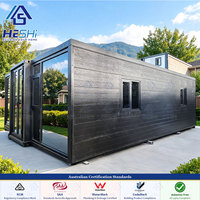 Maison conteneur extensible écologique aux normes australiennes de 20, 30 et 40 pieds, 1, 2, 3 ou 4 chambres, mini-maison isolée, logement annexe