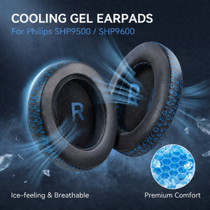 Almohadillas de Repuesto para Auriculares <span class=keywords><strong>Philips</strong></span> SHIP9500 - Orejeras de Alta Fidelidad con Disipación de Calor y Tela Refrigerante - Product Image 3