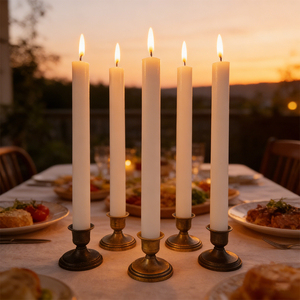 Bougie de table droite non allumée en coton, sans goutte, sans fumée, de 2,3 m de diamètre, pour cuisine, <span class=keywords><strong>jardin</strong></span>, terrasse extérieure, en boîte - Product Image 1