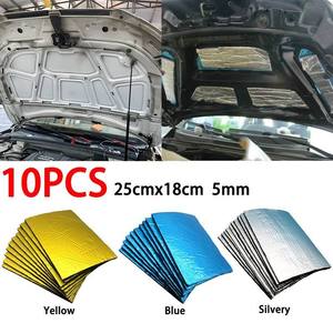 10 pièces 25*18cm Mousse insonorisante et isolante thermique pour véhicule, amortissante, auto-adhésive, Commerce extérieur transfrontalier - Product Image 5