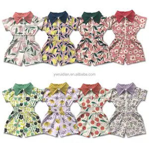 Baby One-Piece Shorts Sets Wholesale Clothing Children Jumpsuit Rompers Jumpsuit Polo Shirt Set For Kids Full Children Wear