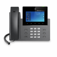 Téléphone IP vidéo Android Grandstream GXV3450 16 lignes, écran tactile 5 pouces, caméra 2MP, conférence 10 voies, PoE+, WiFi, Zoom VoIP