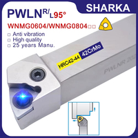 Porte-outil de tournage externe indexable SHARKA PWLNR1616 PWLNR2020K06 PWLNR2525M08 PWLNR3232, porte-outil VNMG PWLNR PWLNL