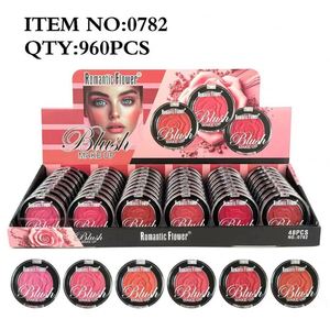 Marque privée Crème imperméable à l'eau Six couleurs Poudre fard à joues Longue durée Haute Pigment Cosmétique Maquillage Blush Palette - Product Image 3