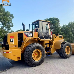 Chargeuse sur pneus Caterpillar 966H d'occasion, 6 tonnes, engin de construction avec moteur et pompe CAT, à vendre - Product Image 2