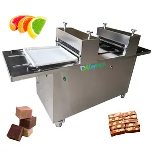 Harga Pabrik Toffee Cereal Bar Cutter Puffed Rice Candy Mesin Pemotong Kue Jujube Jelly Cake Cube Cutter
