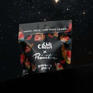 Impresión personalizada de plástico laminado sello cremallera Mylar <span class=keywords><strong>chamoy</strong></span> gomitas enchiladas caramelo stamd up bolsa con ventana transparente y agujero - Product Image 5
