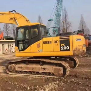 Excavatrice sur chenilles, machines de construction, excavatrice d'occasion KOMATSU PC200-7, équipement lourd, excavatrice à SHANGHAI - Product Image 1