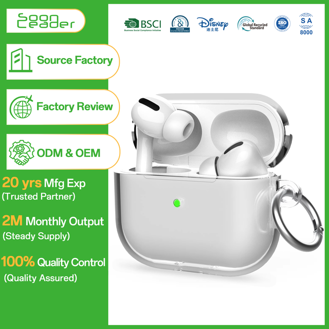 Factory Wholesale Headphone Case Protective Transparent Soft TPU Case for Apple/AirPods 4 Clear Cover