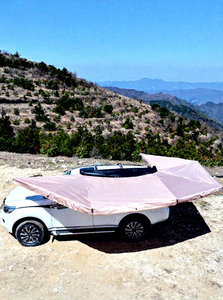 กันสาดแคมป์ปิ้งแบบพับได้สี่ฤดู สองชั้น 270 องศา ขยายได้ ไร้โครง รูปทรงพัดลม หลังคาทรงยาว สำหรับ 2 คน กันน้ำ กันแดด - Product Image 4