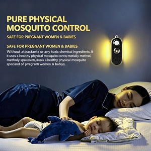 2-in-1 Physical Mosquito Repellent Night Light Motion Sensor Magnetic Suction Rechargeable 3 Color Temperature Indoor Wall Lamp - Product Image 3