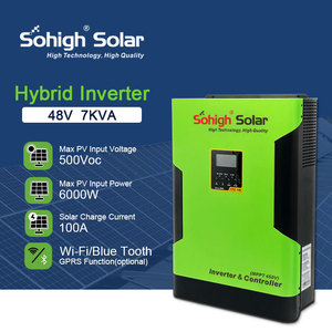 Onduleur solaire hybride MPPT hors réseau <span class=keywords><strong>Sohigh</strong></span> 5,5 kW sans batterie - Product Image 2