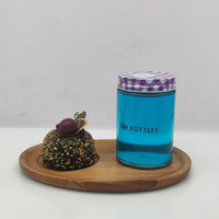 350ml 300ml 280ml Penjualan Laris Kualitas Bagus Stoples Madu Kaca dengan Tutup Ulir untuk Selai Madu Permen Kacang Wadah Penyimpanan Acar