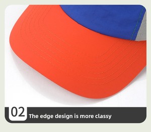 Casquette de course athlétique personnalisée en nylon pour hommes, séchage rapide, imperméable, pour le vélo, la course à pied, la gym, le cyclisme, avec 7, 6 ou 5 panneaux, pour le <span class=keywords><strong>camping</strong></span> et la course - Product Image 6