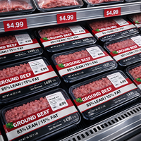 Barquettes alimentaires thermoformées personnalisées en plastique PP jetable pour huîtres, bœuf, viande congelée