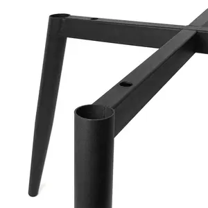 Fabrik preis Holz farbe Schwarz Metall beine Couch tisch Stuhl beine Esstisch Metalls tuhl Basis Möbel Stuhl rahmen