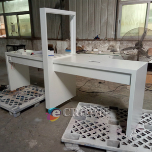 Modern Shop Interior Nail <strong>Beauty</strong> Counter Manicure Kiosk Design Case <strong>Nailer</strong> OEM - Product Image 5