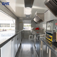 Camion de nourriture entièrement équipé remorque de nourriture mobile pour la vente van de café restaurant remorque de glace remorque de nourriture de l'Europe