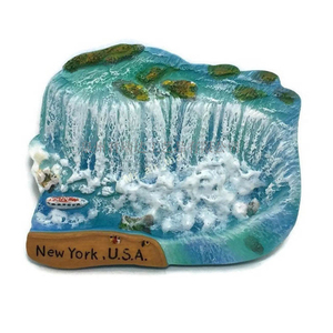 Niagara Falls Canada 3D Wooden Fridge Magnet - Landmark Souvenir, Handmade Craft Gift (2.5x1.5 Inches) - View #11