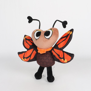 HECION Nouveauté Peluche Papillon Orange et Papillon Violet <span class=keywords><strong>Dandy</strong></span> Jouet Anime Game Merchandise Poupée - Product Image 3