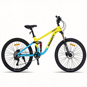 Vélo de <span class=keywords><strong>montagne</strong></span> à suspension intégrale WANDYY 1x9 vitesses L-TWOO 26 27,5 pouces avec frein hydraulique - Product Image 2