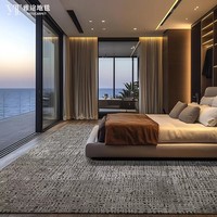Tapis en soie, tapis en laine, tapis personnalisé tufté à la main, tapis à poils moyens, tapis antidérapants, grand tapis pour salon