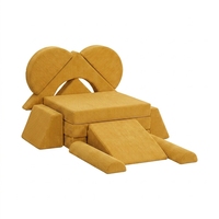 Sofá Sensorial Modular de 10 Piezas para Niños, Tela de Pana Suave, Esponja de Alta Densidad, Precio de Fábrica, BSCI, para Dormitorio o Comedor