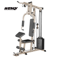 Máquina de fuerza multifuncional de lujo con carga de placas, con función de dominadas, press de pecho y curl de tríceps, para configuración de gimnasios comerciales modernos