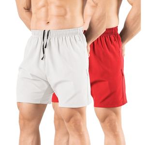 Pantalones cortos atléticos con logotipo de los fabricantes para hombres con bolsillos y cintura elástica Ropa deportiva de secado rápido Ropa de gimnasio para hombres - Product Image 1