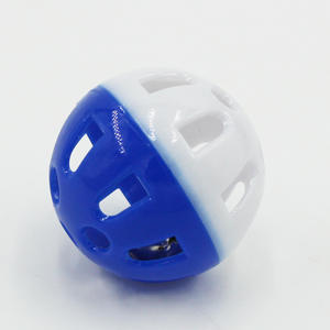 Bola Mainan Kucing Grosir, Bola Plastik Bulat Berongga dengan Lonceng Suara untuk Hewan Peliharaan Kucing - Product Image 5