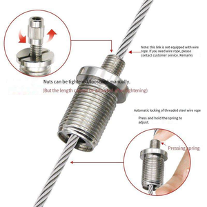 Clip de <span class=keywords><strong>suspension</strong></span> réglable en métal pour câble, fixation pour éclairage, quincaillerie pour lampe suspendue - Product Image 5