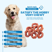 Friandises à mâcher en gros pour chiens, à base de viande pure, récompense d'entraînement, bandes de viande de canard riches en protéines, friandises dentaires pour animaux de compagnie, aliments pour chats et chiens