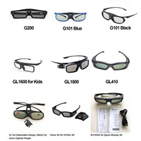 Gafas 3D Activas para Niños Yinzam Blueray, Proyector Epson 3LCD, Obturador IR, Batería Lipo, 45h, 120Hz
