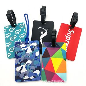 Etiqueta de Equipaje de Goma Personalizada con Logotipo Empresarial, Etiquetas de Maleta de Viaje con Tarjeta de Identificación, Etiquetas de Identificación, Promoción y Recuerdo - Product Image 2