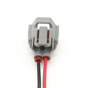 สายรัดหัวฉีดน้ำมันเชื้อเพลิงไฟฟ้า BC-124 15ซม. ขั้วต่อตัวเมีย2ขาสำหรับรถยนต์โตโยต้านิสสันแบบกำหนดเอง - Product Image 4