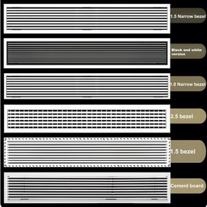 <span class=keywords><strong>Grille</strong></span> en plastique réglable et durable pour sortie d'air conditionné central, cache de <span class=keywords><strong>ventilation</strong></span> de fenêtre, diffuseur de retour d'air, <span class=keywords><strong>ventilation</strong></span> CVC - Product Image 2