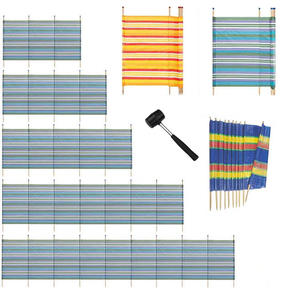 Colorful Tall Beach Windbreak Camping Lightweight <strong>Windbreaker</strong> Beach Wind Screen - Product Image 4