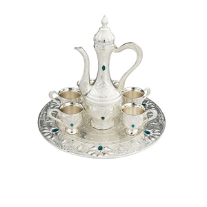 Cadeau islamique du Ramadan, théière en or plaqué diamant, tasse à thé et à café, ensemble <span class=keywords><strong>Zem</strong></span> <span class=keywords><strong>Zem</strong></span> - Product Image 3