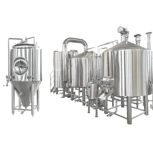 सीई प्रमाणित 1000L बीयर पक उपकरण के लिए पूरा बियर कारखाने