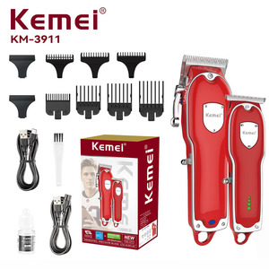 Kemei Electric <b>Hair</b> <b>Clipper</b> KM-3911 Professional Charging Model With Strong Power For Home And Salon Use - Product Image 4