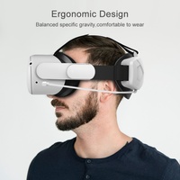 Sangle de tête Elite pour 2 batteries Li-ion polymère VR 5000 mAh, accessoires de remplacement pour recharge mobile, confortables