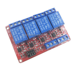 مخزون جديد 1 2 4 8 قناة 5 فولت 12 فولت 24 فولت وحدة ترحيل Optocoupler أحمر معزولة عالية ومنخفضة المستوى وحدة ترحيل الزناد - Product Image 3